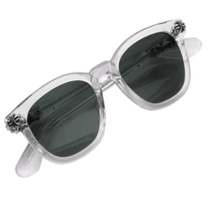 Chrome Hearts Smoke Show Sunglasses Crystal Dark Geen