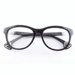 Authentic chrome hearts monthl black cat eyeglasses