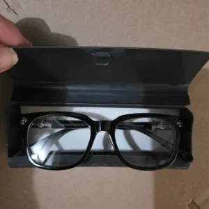 Chrome Hearts Black Horn Eyeglasses