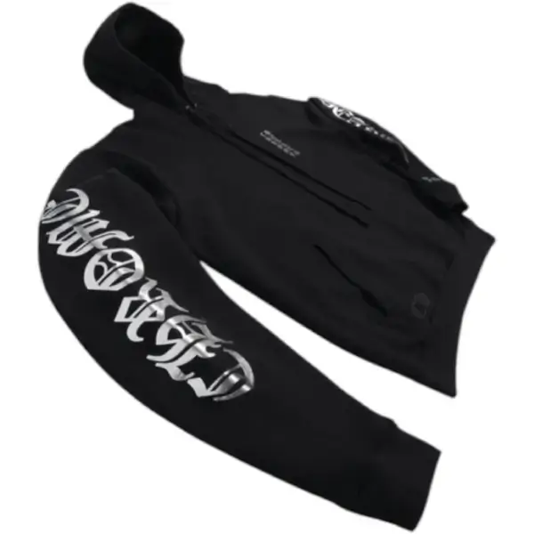 Chrome Hearts Foil Print Hoodie Black Chrome Hearts Foil Print Hoodie Black