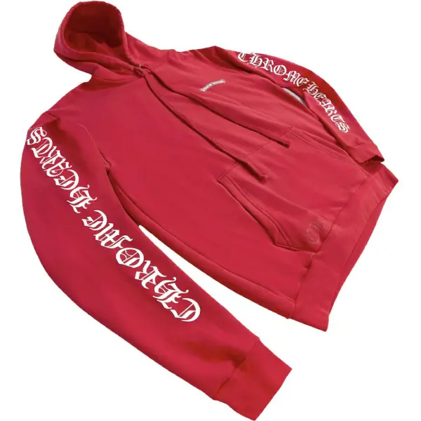 Chrome-Hearts-Red-Hoodie Chrome Hearts Red Hoodie