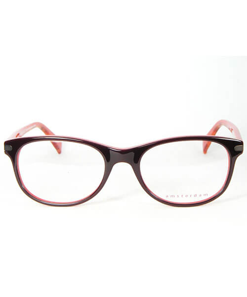 Chrome-Hearts-Unisex-Red-Frame-Eyeglasses Chrome Hearts Unisex Red Frame Eyeglasses