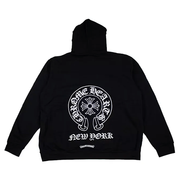 Chrome Hearts New York Hoodie – Premium Black Streetwear Chrome Hearts New York Hoodie – Premium Black Streetwear