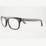 Rare Authentic Chrome Hearts VAGILANTE Black Frames Glasses