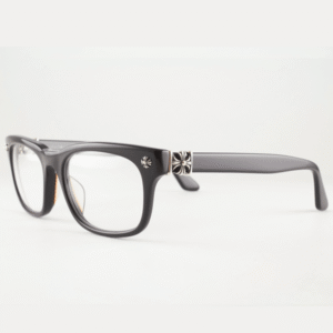 Rare authentic chrome hearts vagilante black eyeglasses