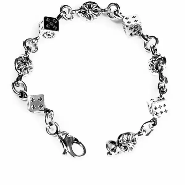 Chrome-Hearts-Dice-and-Crossball-Bracelet Chrome Hearts Dice and Crossball Bracelet