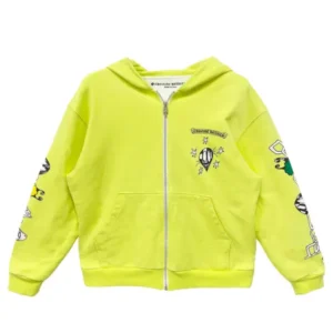 Chrome Hearts Matty Boy Thermal Zip Up Hoodie